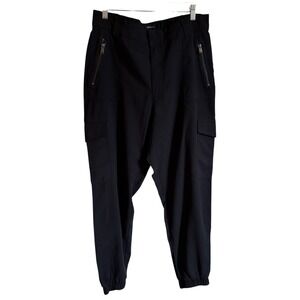 Forever 21 Plus Size Black Cargo Joggers Womens Plus Size Zip‎ Pockets 0X